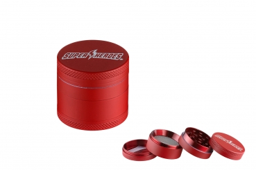 Super Heroes Ceramic Grinder Pollinator 4 part ø 40mm rot